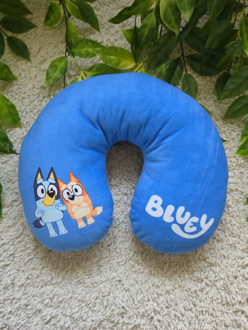 Toddler Boy Bluey Travel Pillow